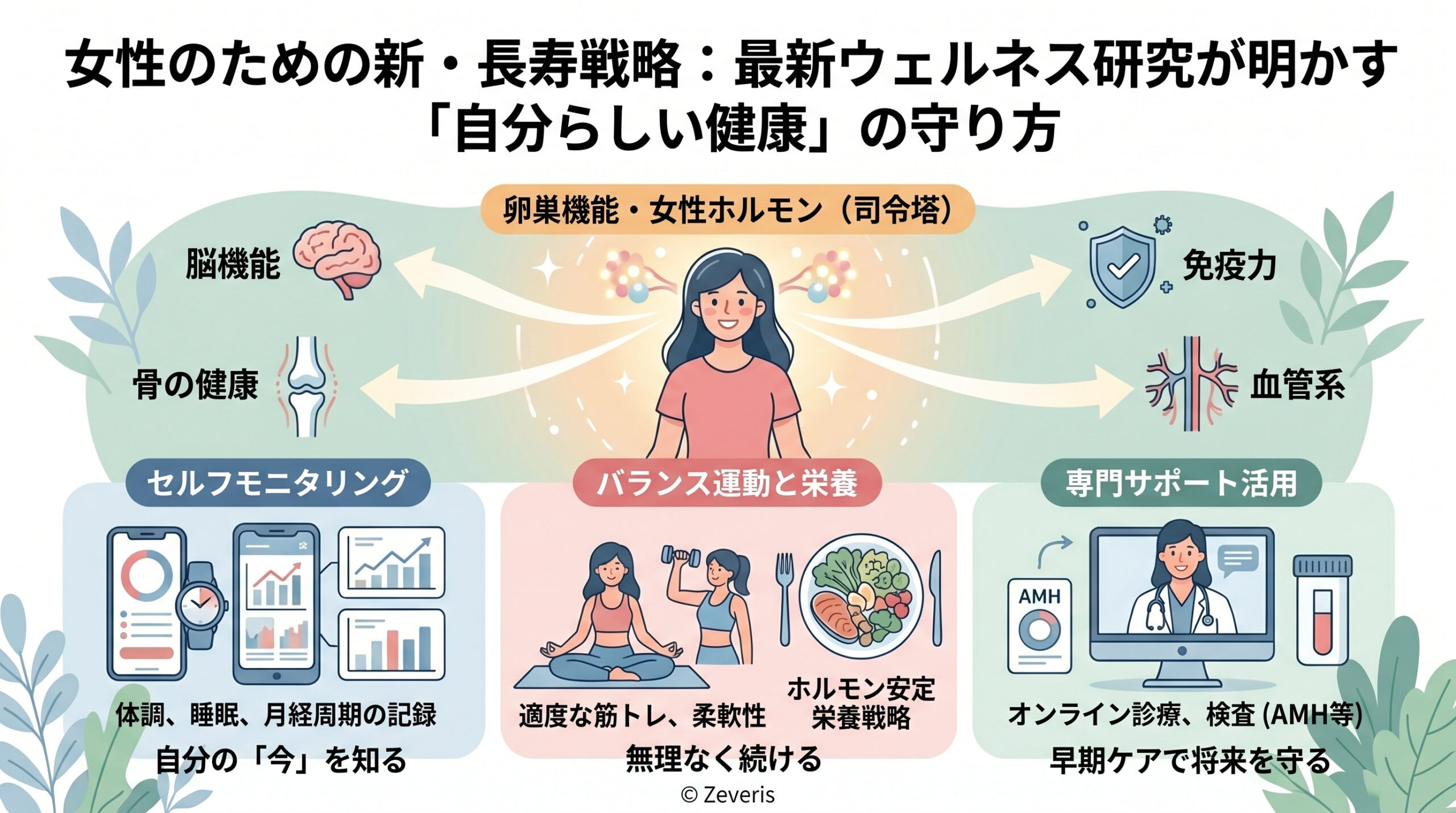 女性のための新・長寿戦略：最新ウェルネス研究が明かす「自分らしい健康」の守り方